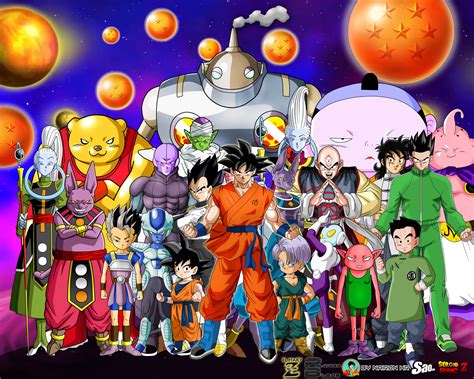 imagenes de todos los personajes de dragon ball super|dragon ball super background images.